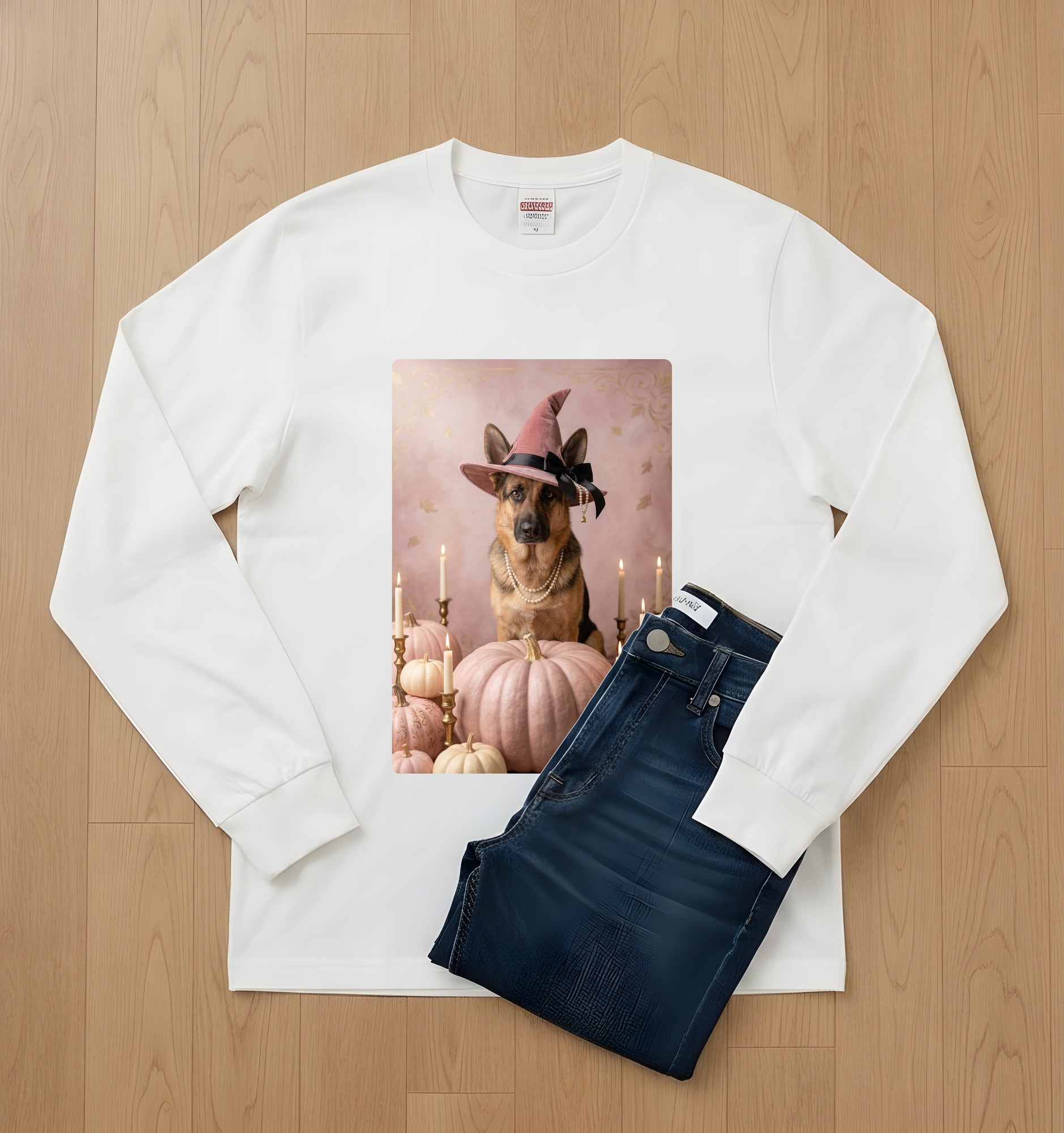 ジャーマンシェパードの長袖Tシャツ 2枚目