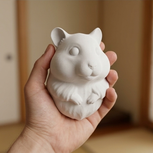キンクマハムスターのルネサンス肖像画壁掛けレリーフ(4枚目)