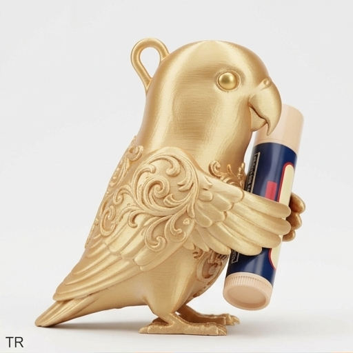 コザクラインコのリップケース 2枚目