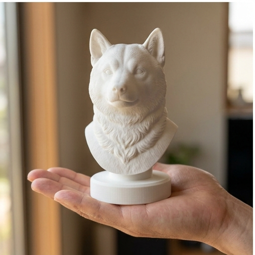 柴犬の胸像 2枚目