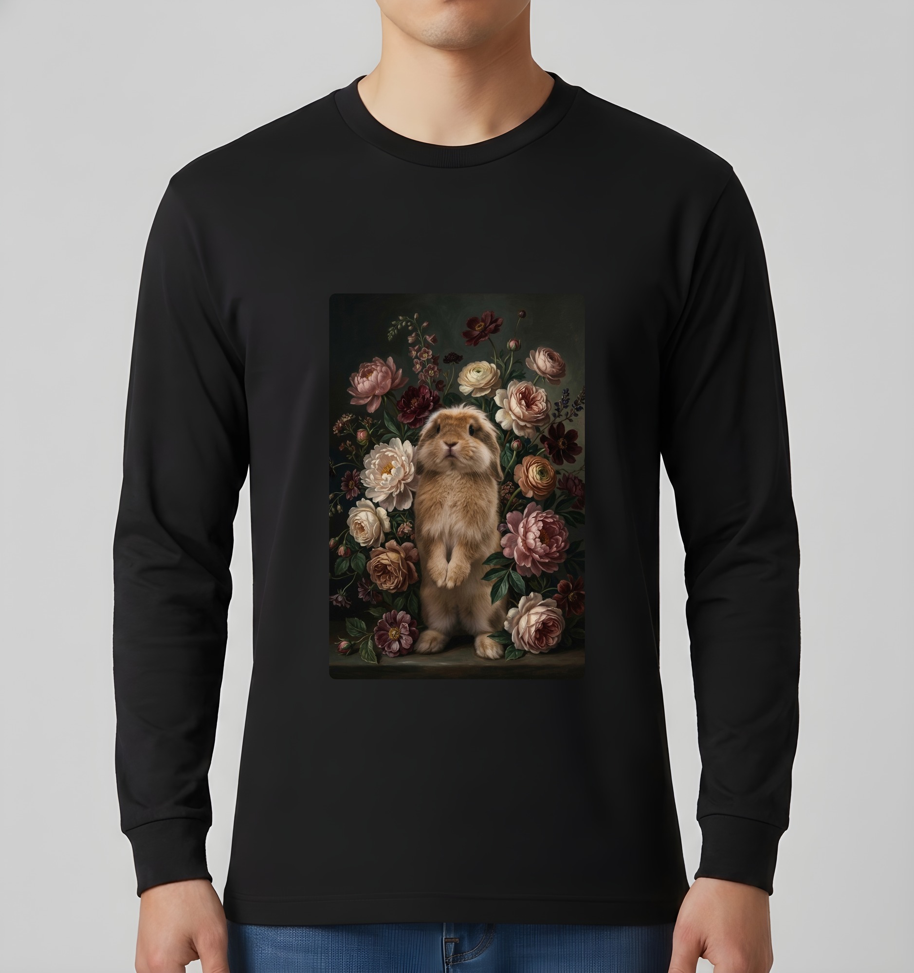 ライオンヘッドの長袖Tシャツ 3枚目