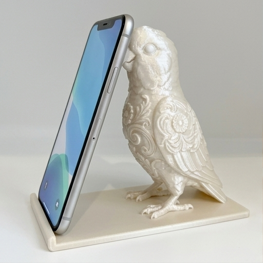 モモイロインコのスマホスタンド 1枚目