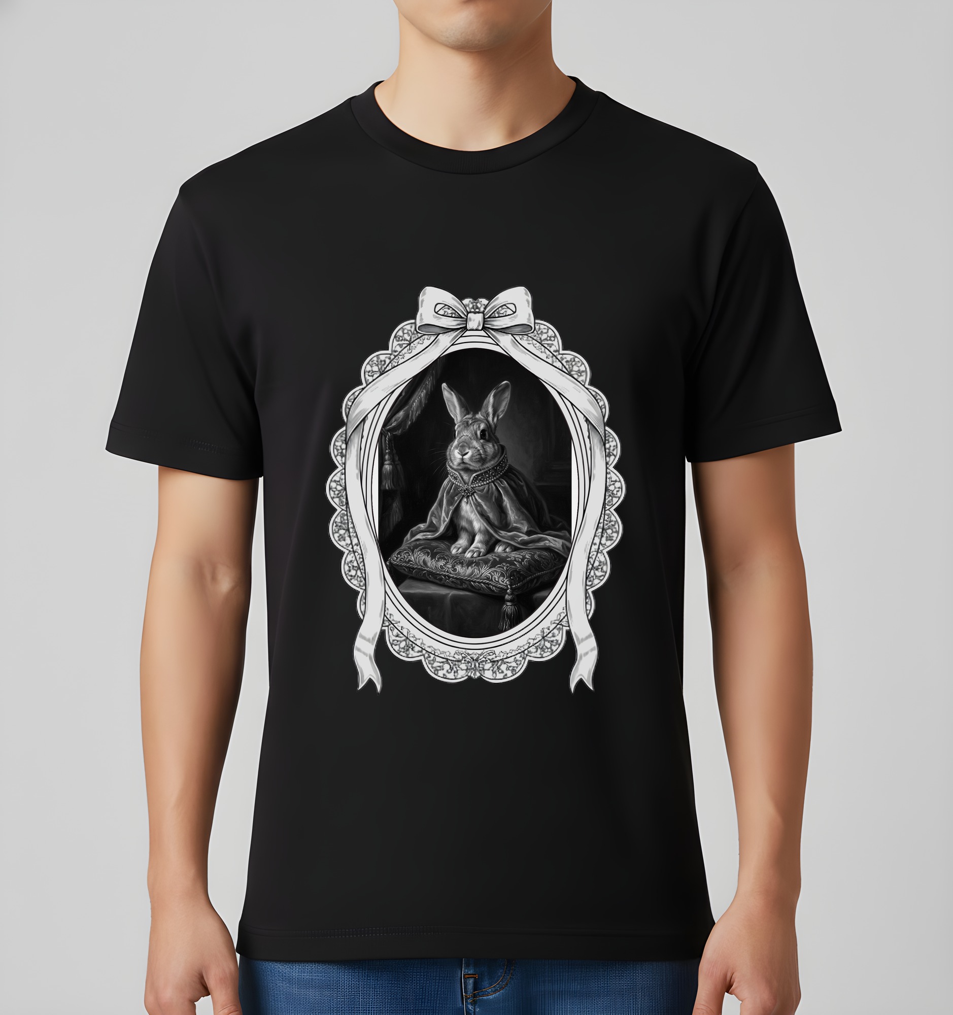 チンチラうさぎのTシャツ 2枚目