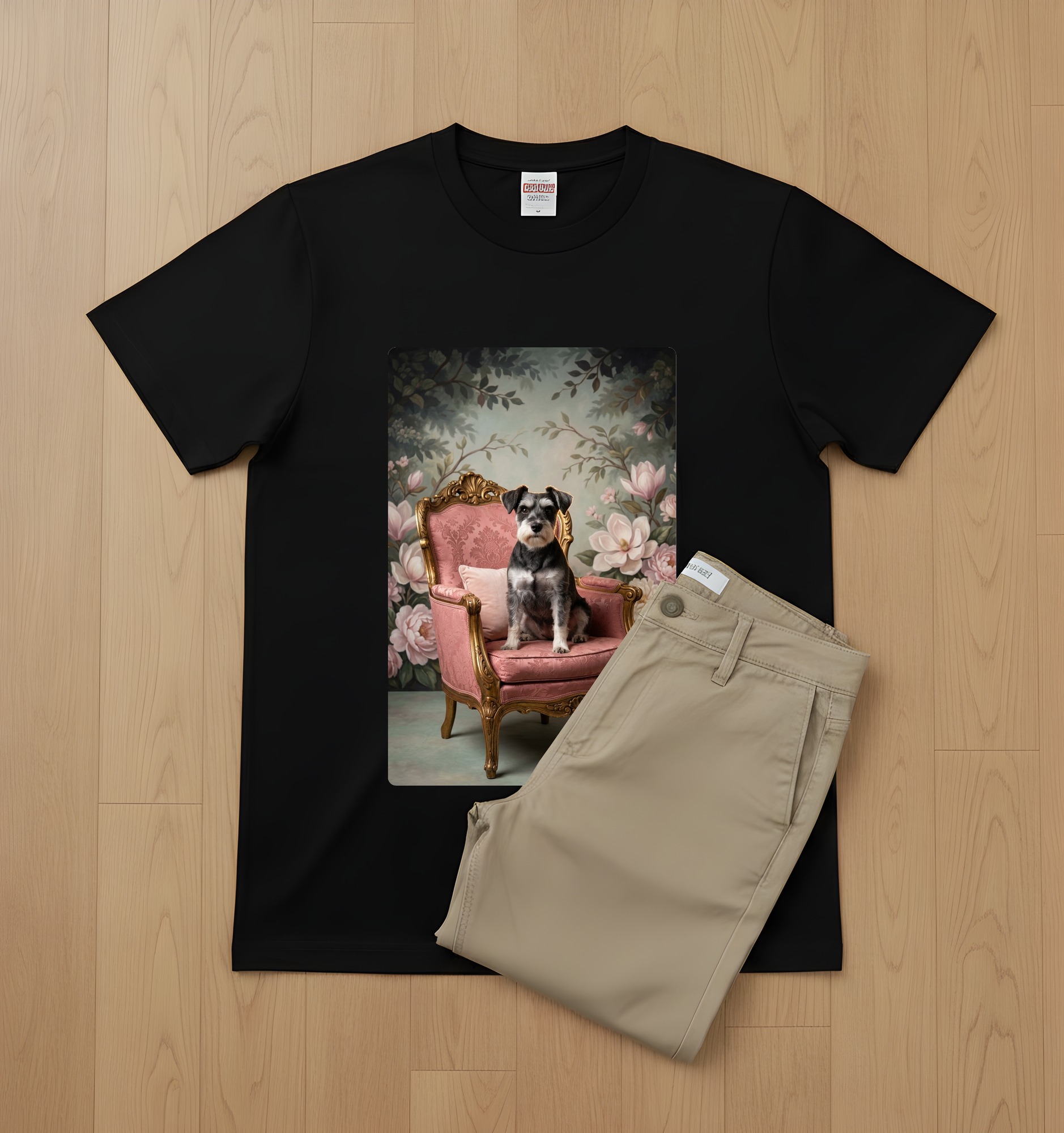 ミニチュアシュナウザーのTシャツ 2枚目
