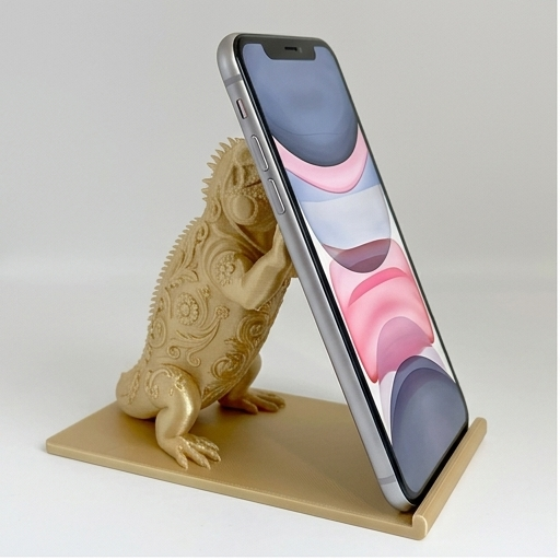 サイイグアナのスマホスタンド 1枚目