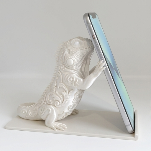 サバクイグアナのスマホスタンド 1枚目