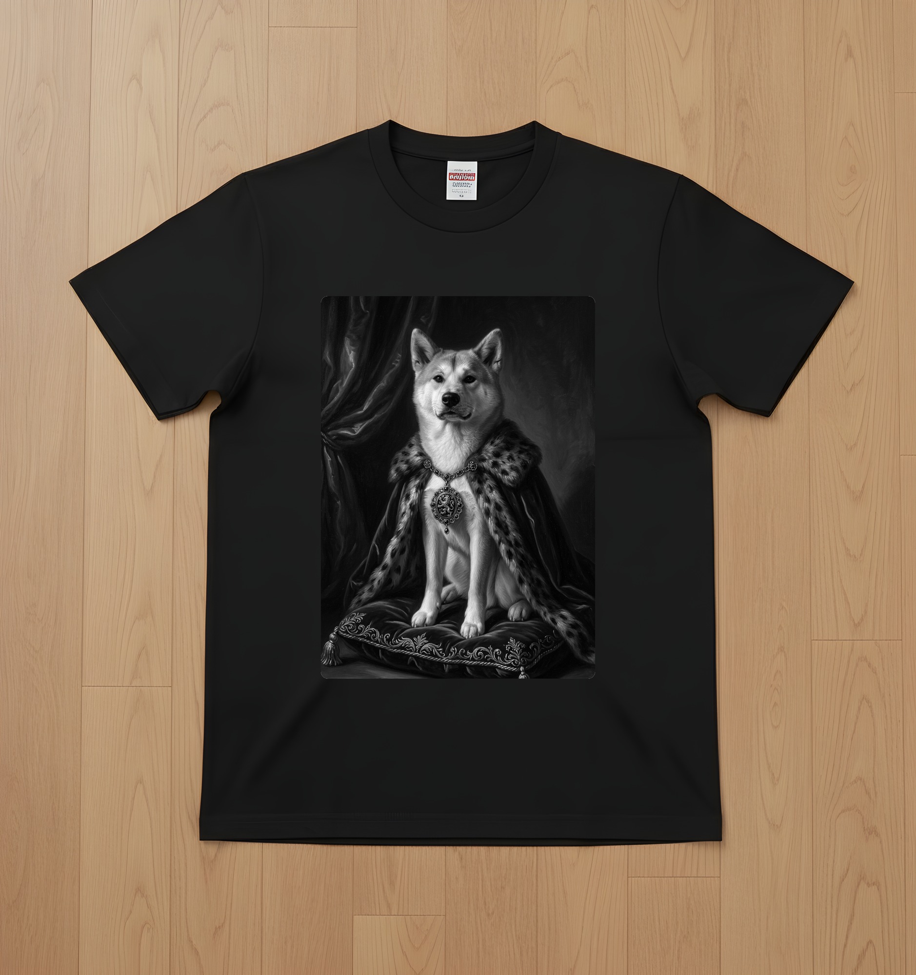 秋田犬のTシャツ 1枚目