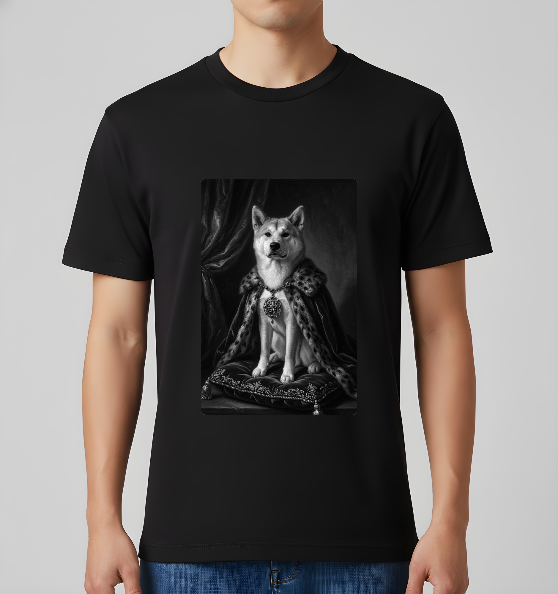 秋田犬のTシャツ 3枚目