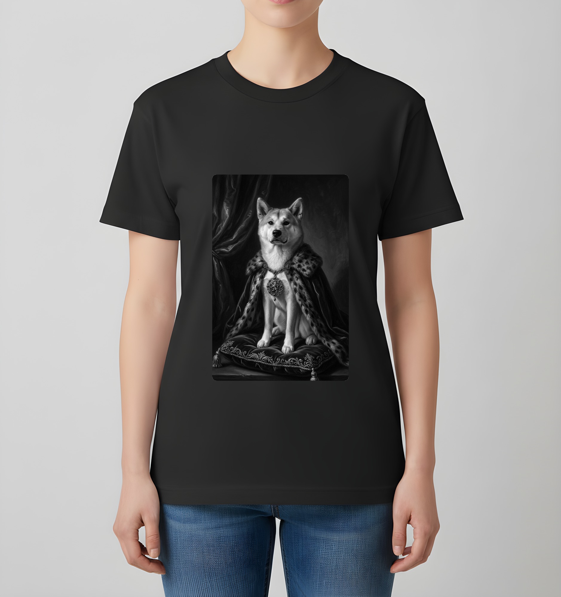 秋田犬のTシャツ 4枚目