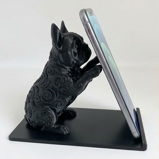 フレンチブルドッグのスマホスタンド 1枚目