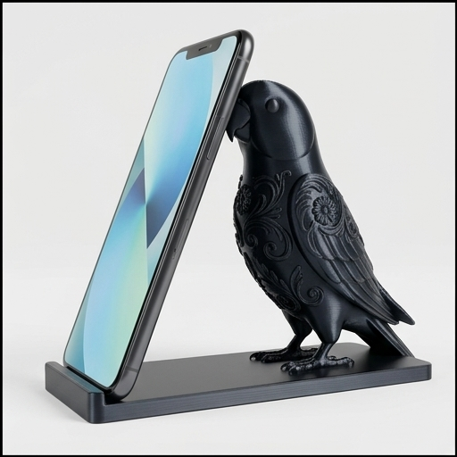アレクサンドリンインコのスマホスタンド 1枚目