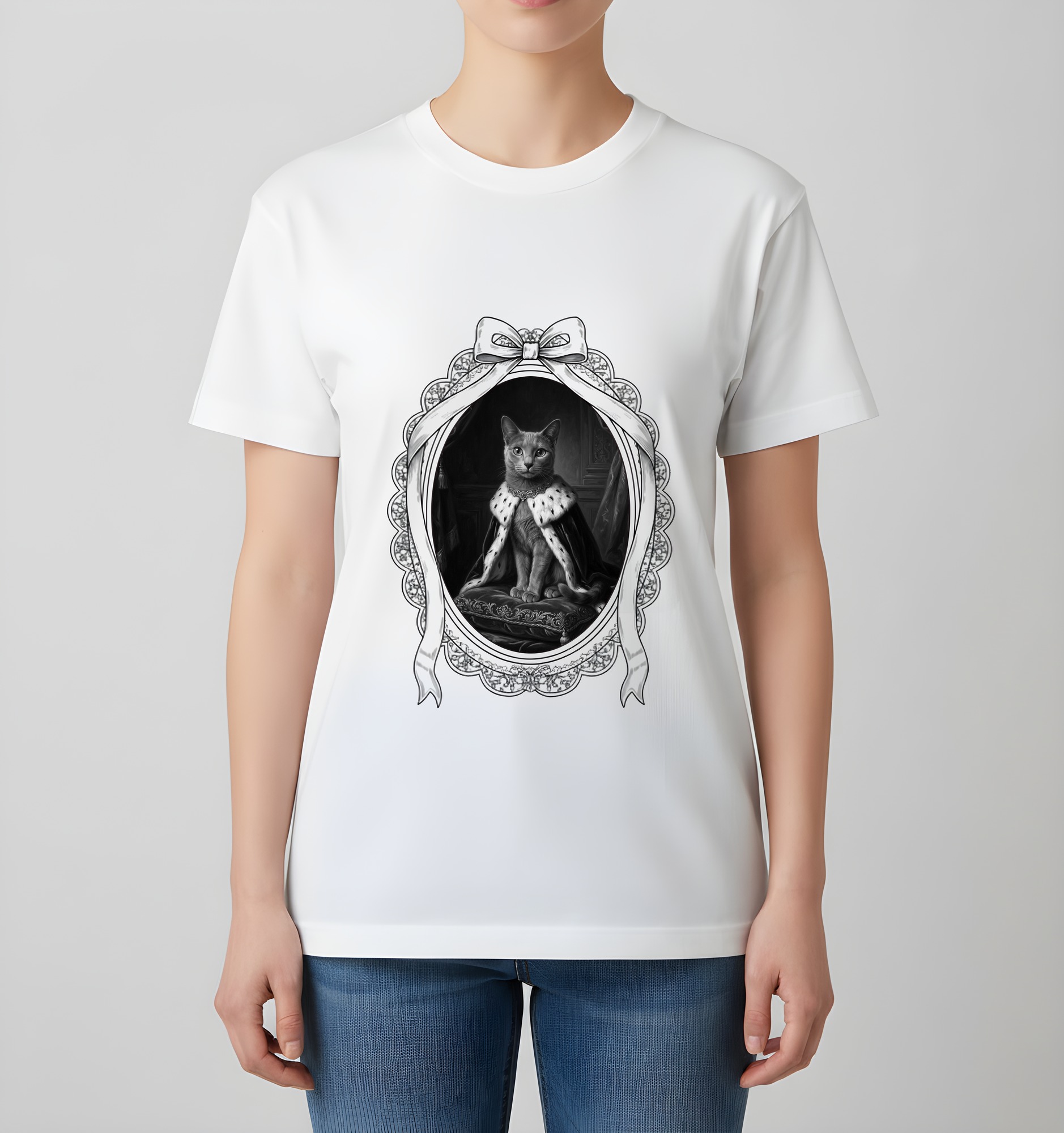 ロシアンブルーのTシャツ 4枚目