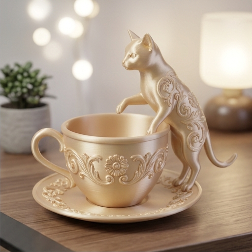 シャム猫のアクセサリートレイ 2枚目