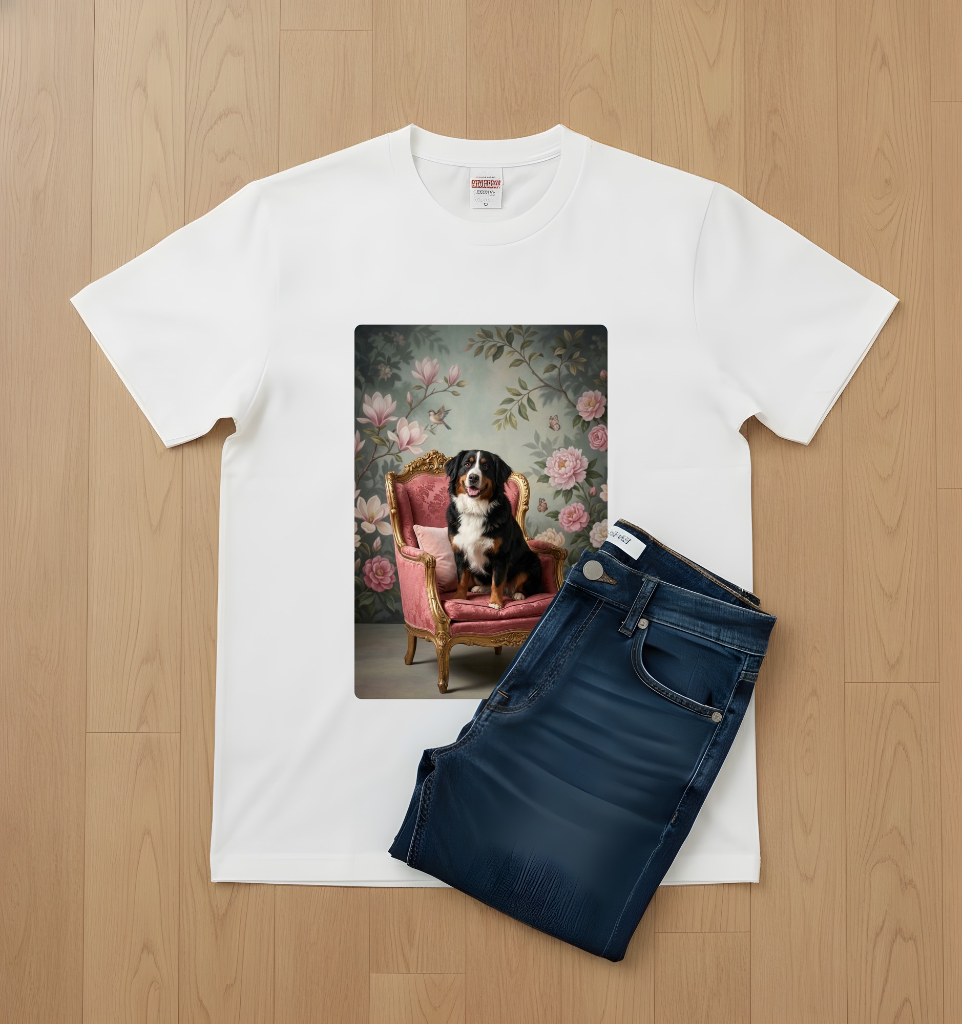 バーニーズマウンテンドッグのTシャツ 2枚目