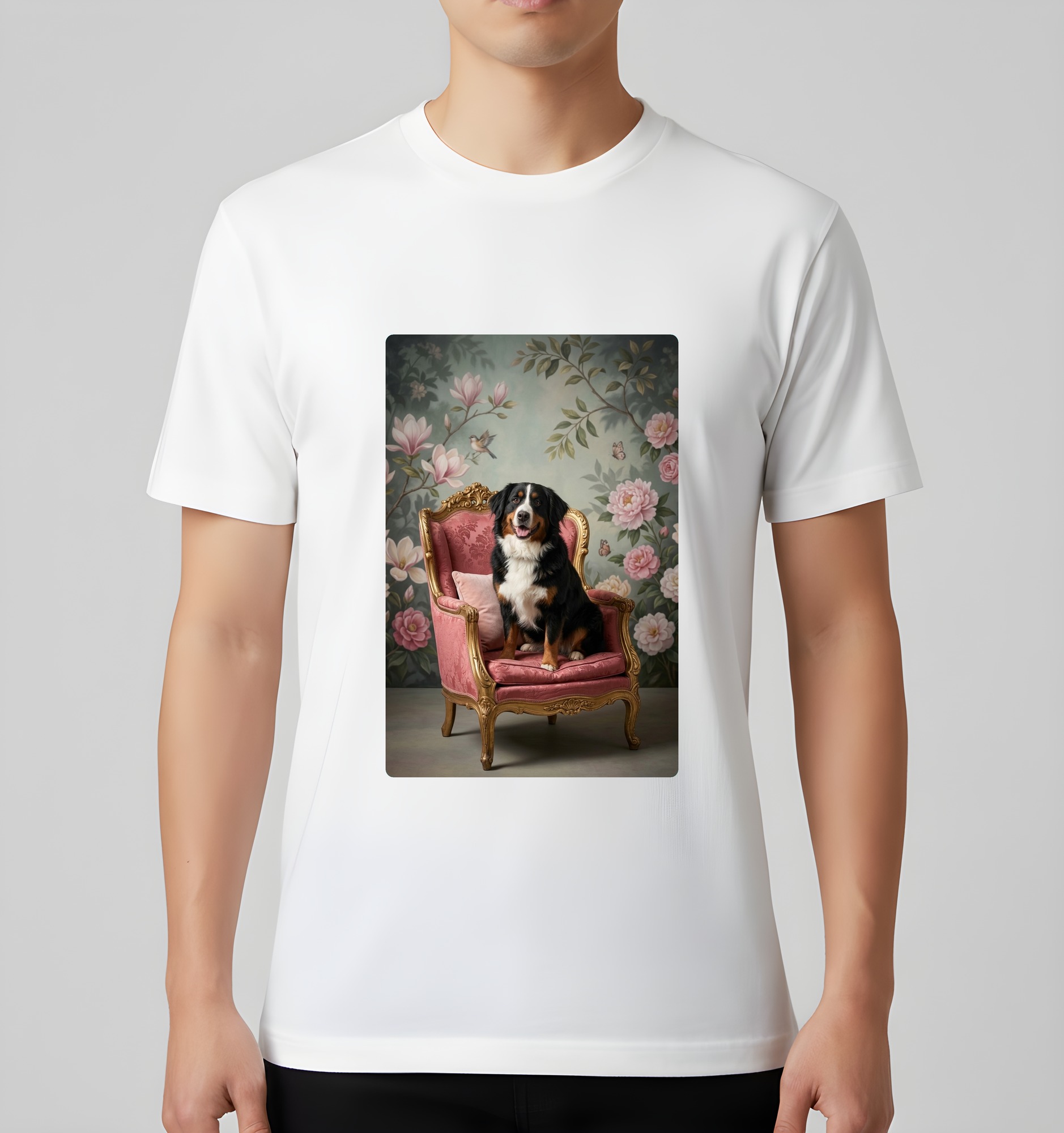 バーニーズマウンテンドッグのTシャツ 3枚目