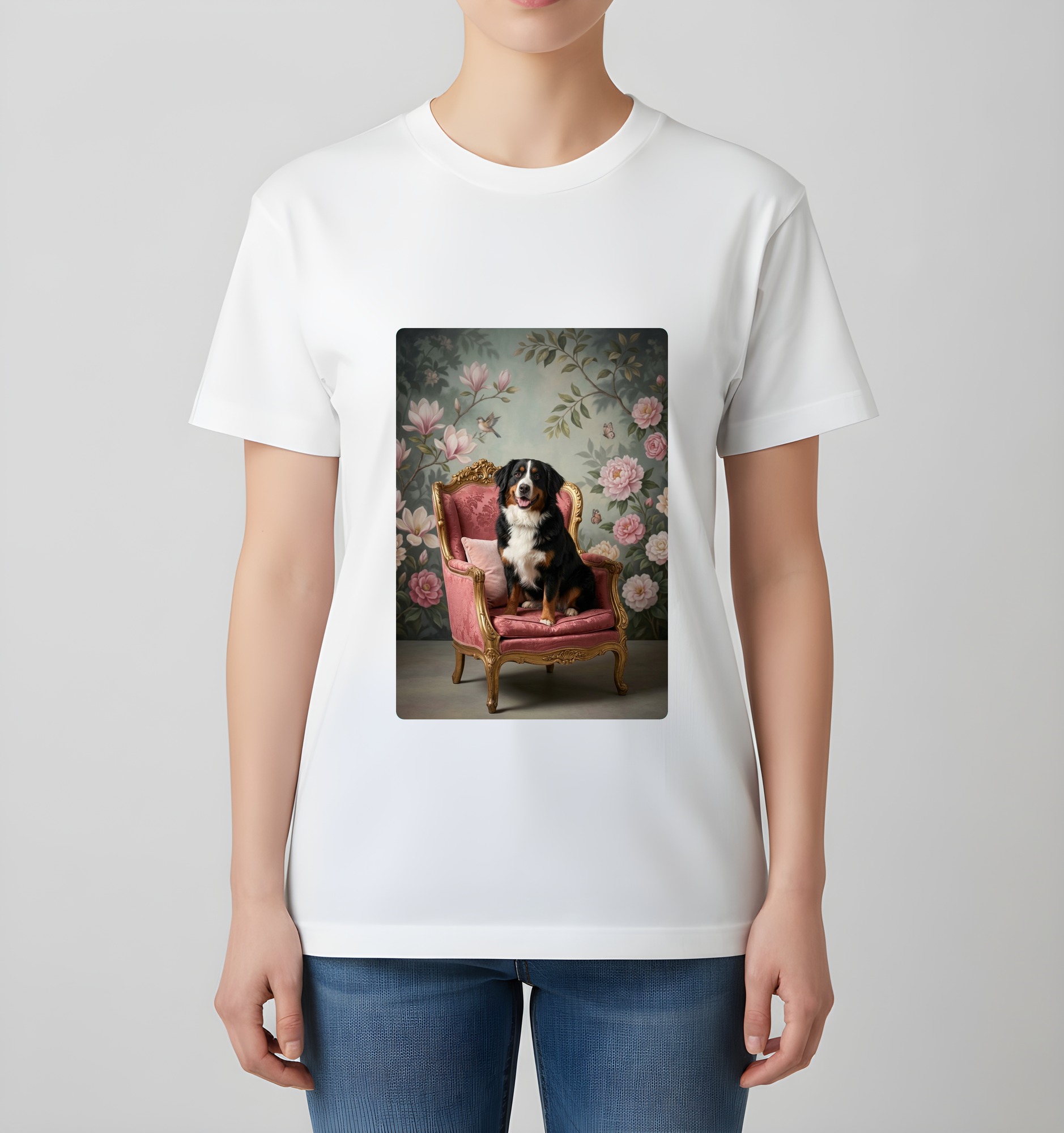 バーニーズマウンテンドッグのTシャツ 4枚目
