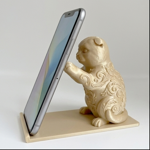 スコティッシュフォールドのスマホスタンド 1枚目