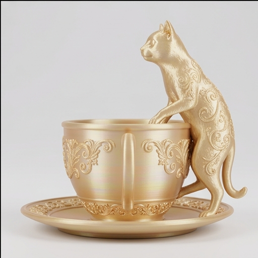 猫のアクセサリートレイ 4枚目