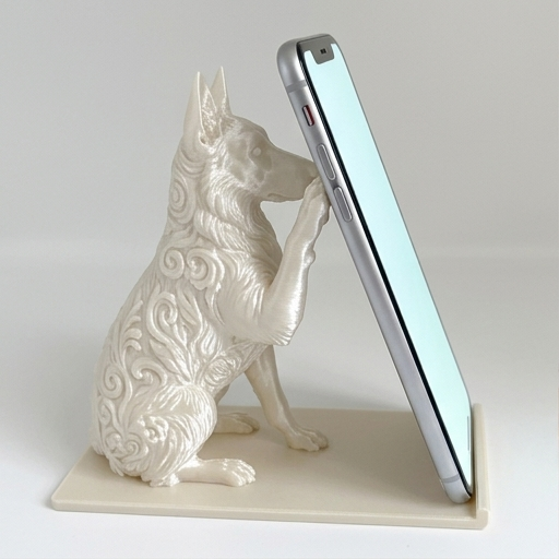 ジャーマンシェパードのスマホスタンド 1枚目