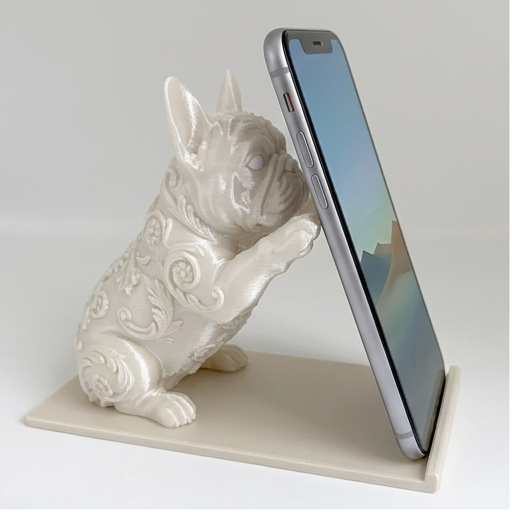 フレンチブルドッグのスマホスタンド 1枚目