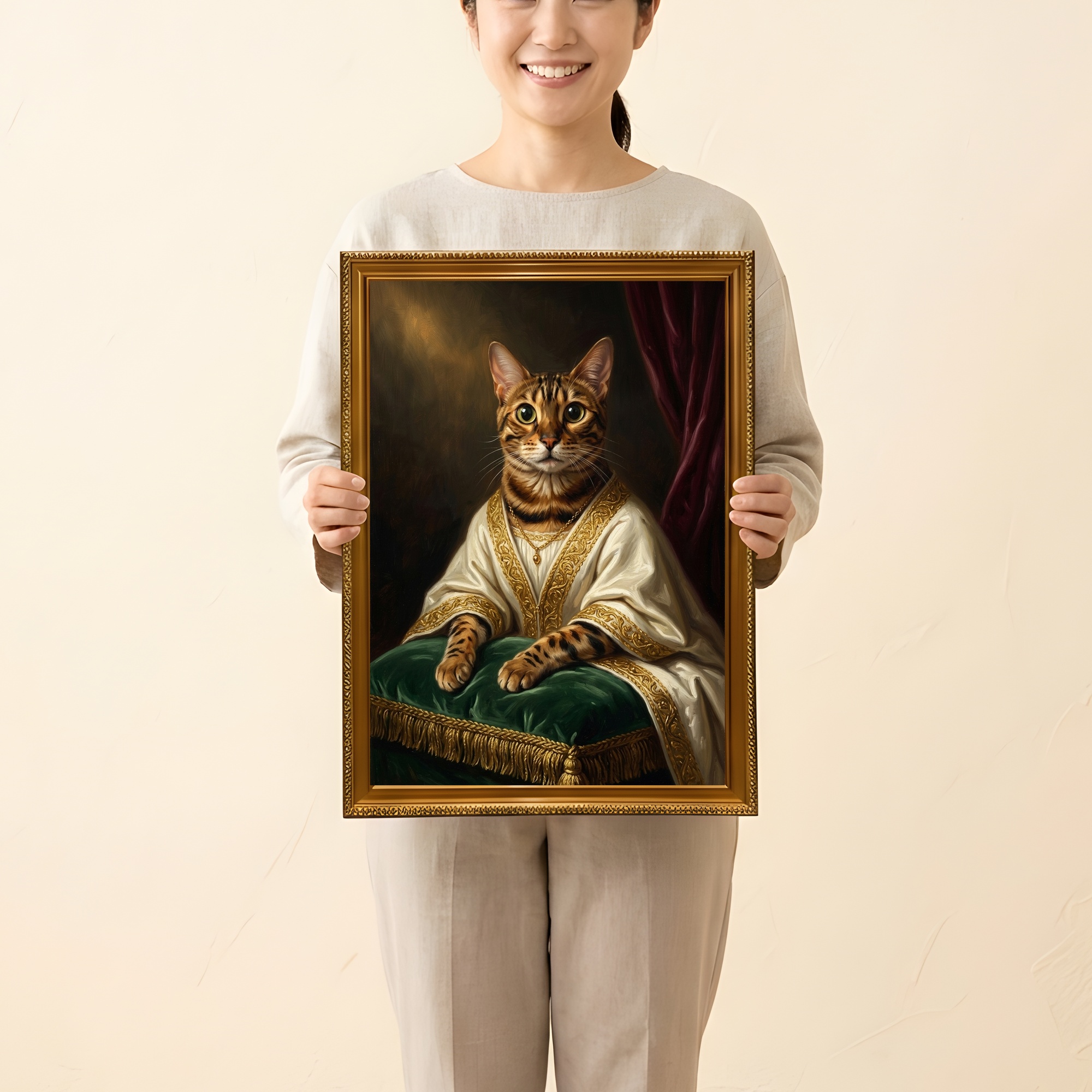 ベンガルの額装プリント 2枚目