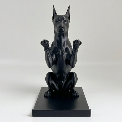 ドーベルマンのスマホスタンド 3枚目