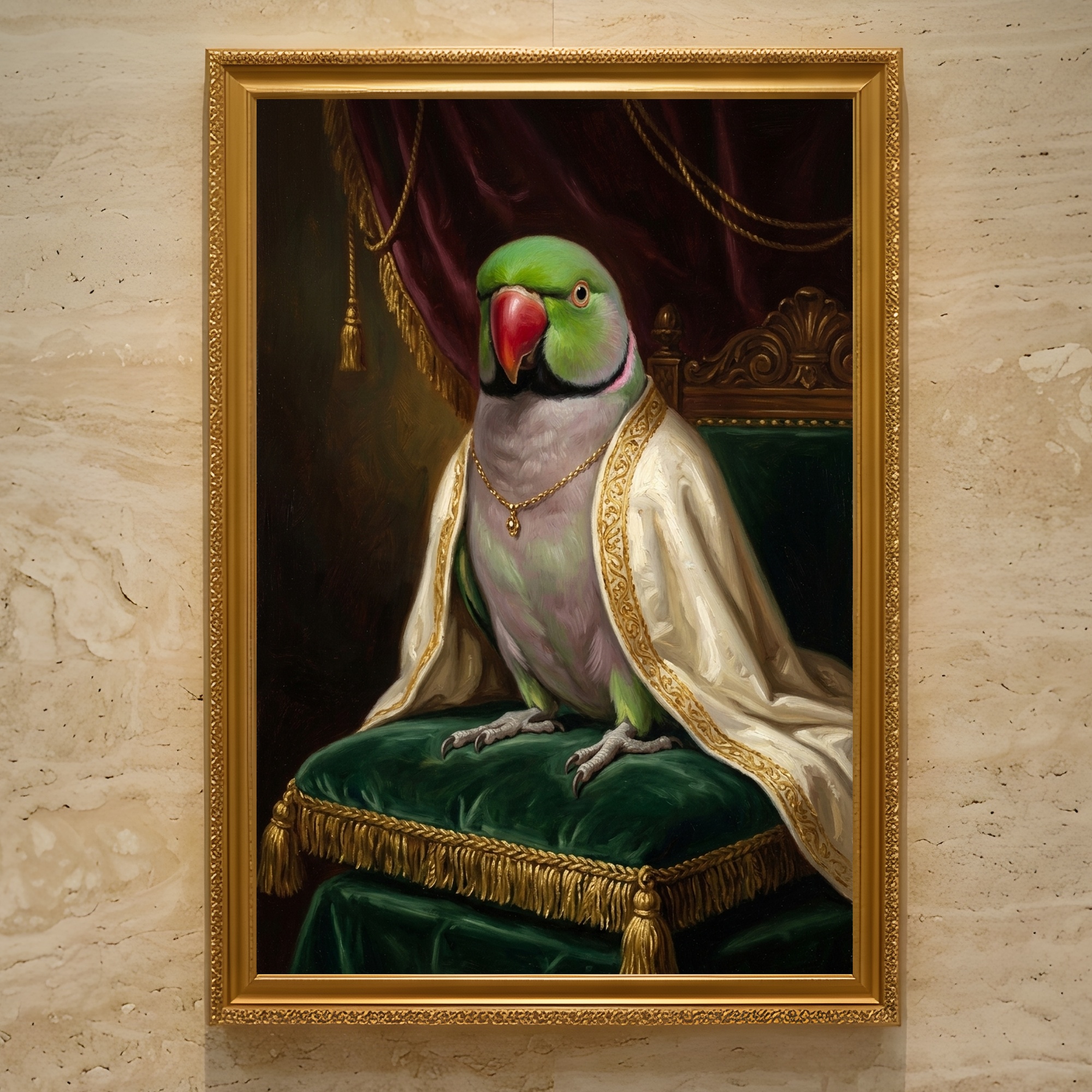 ダルマインコの額装プリント 1枚目
