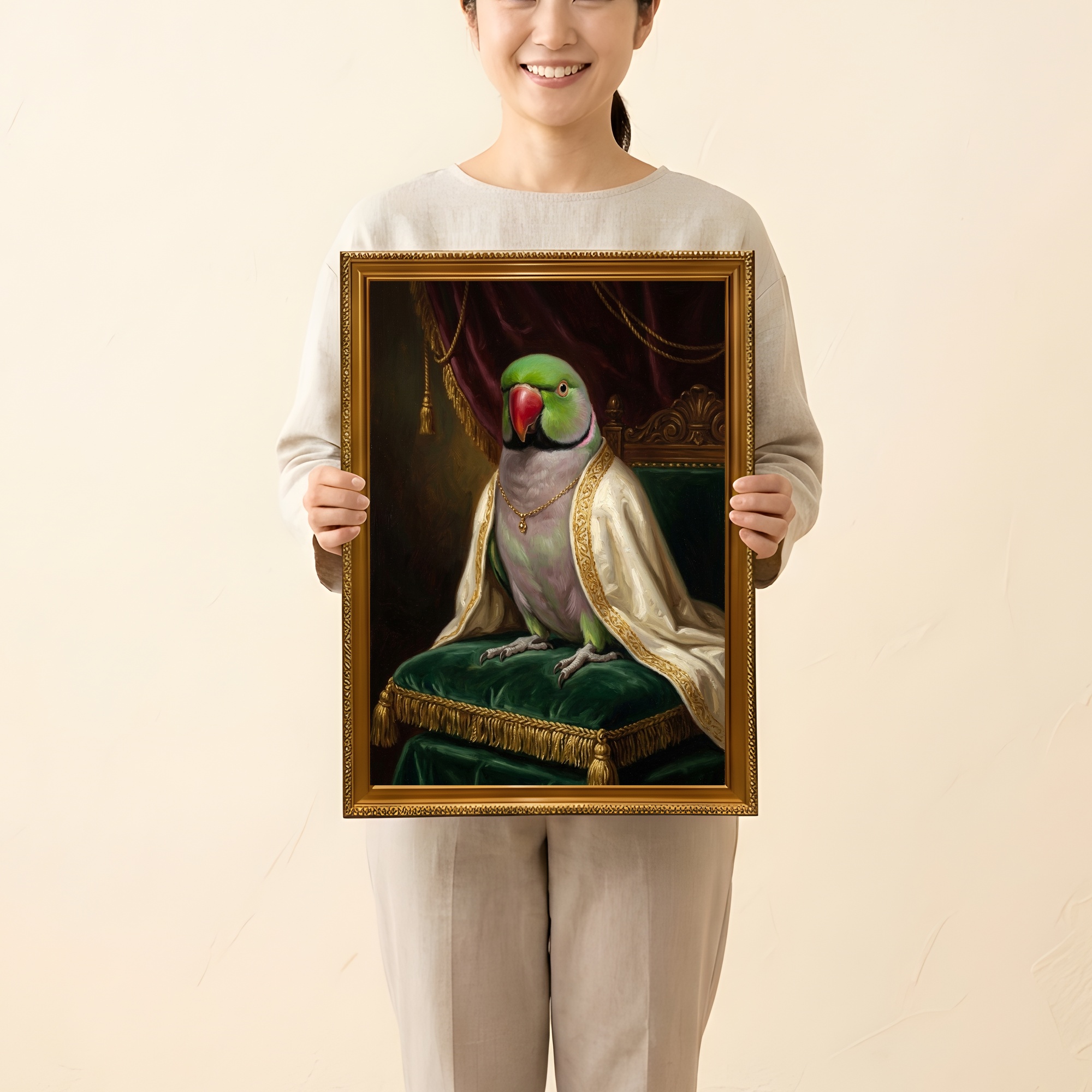 ダルマインコの額装プリント 2枚目