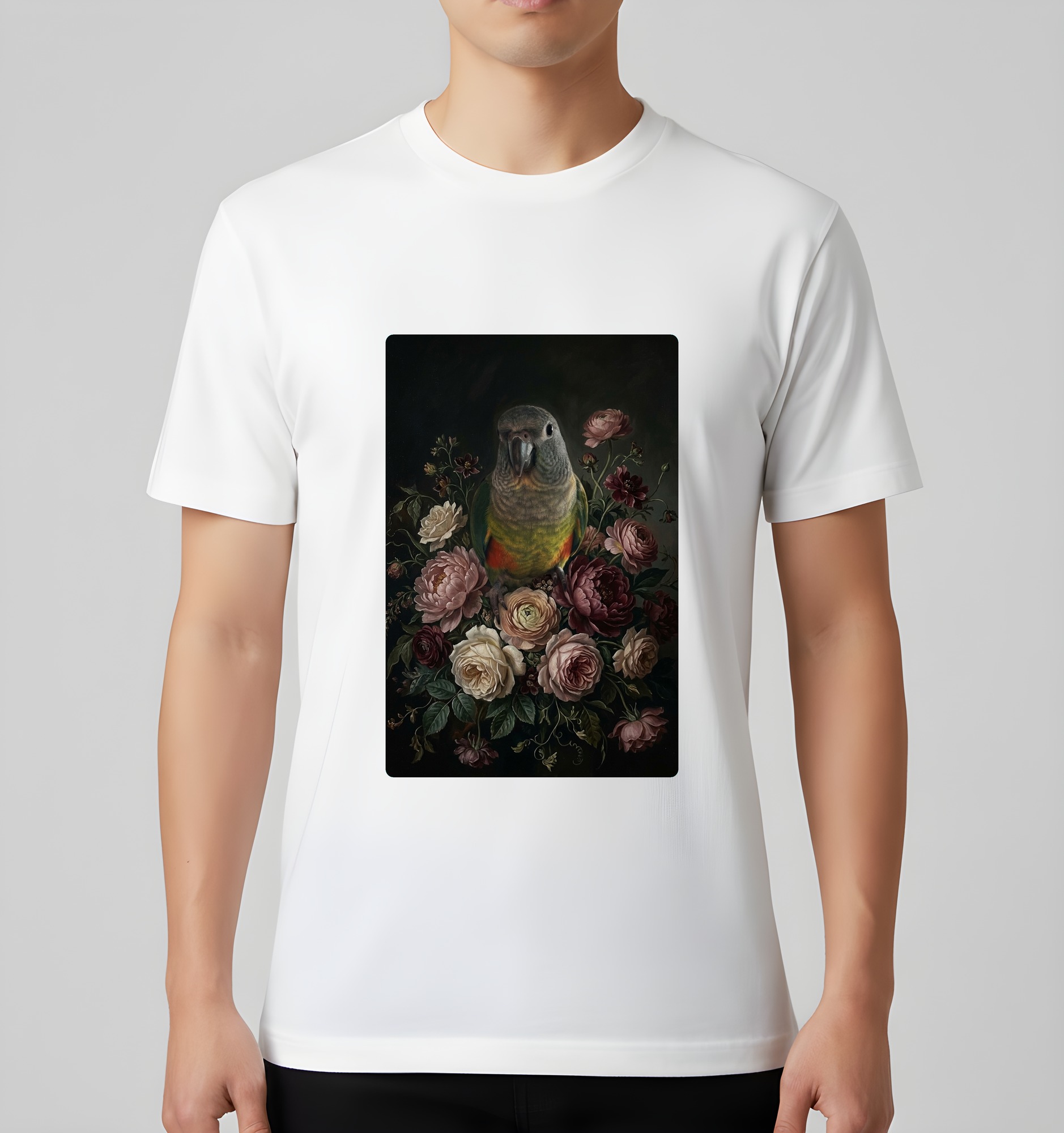 アカハラインコのTシャツ 3枚目