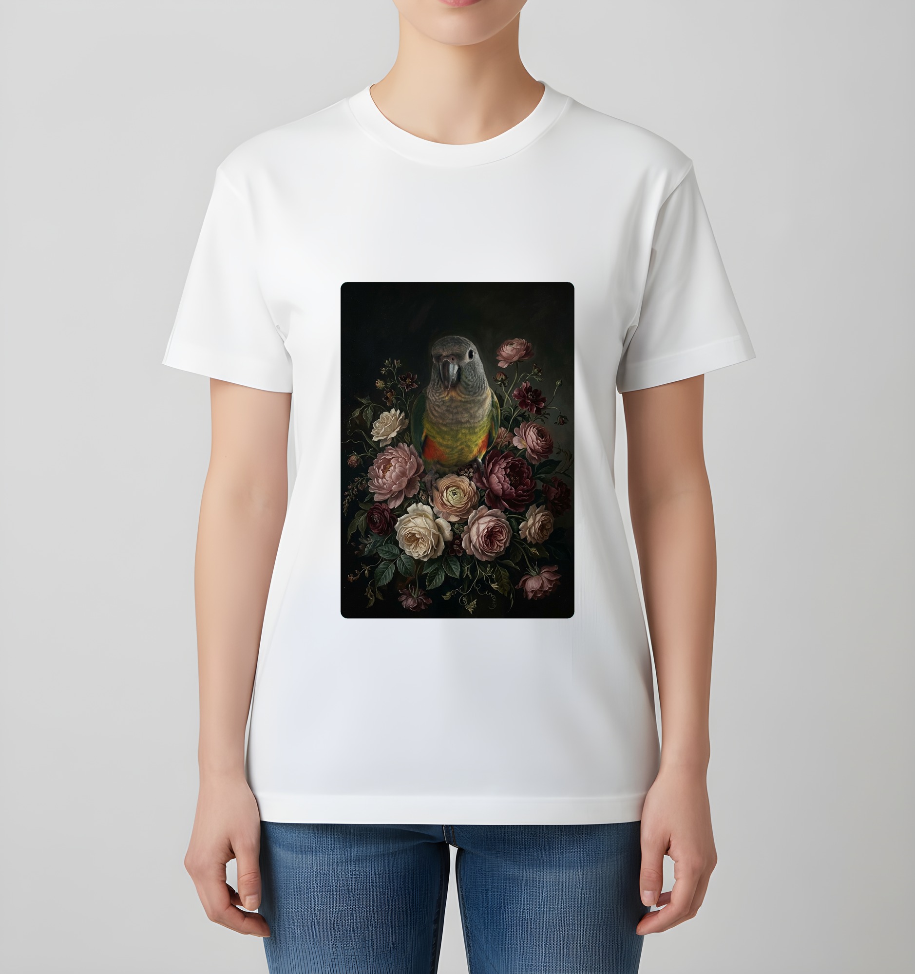 アカハラインコのTシャツ 4枚目