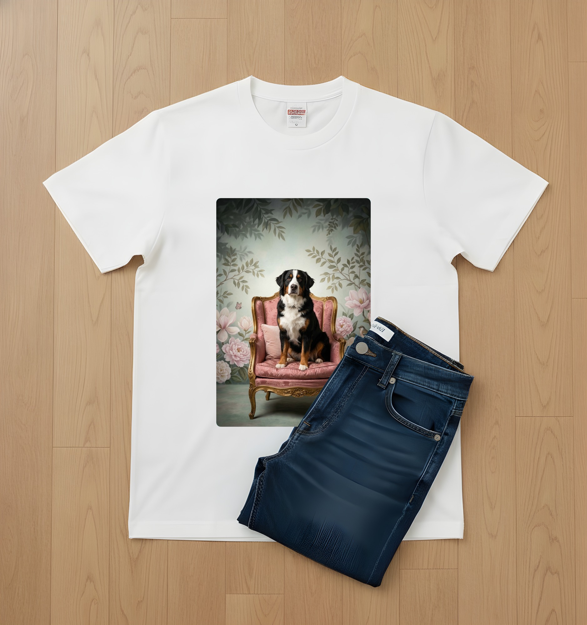 バーニーズマウンテンドッグのTシャツ 2枚目