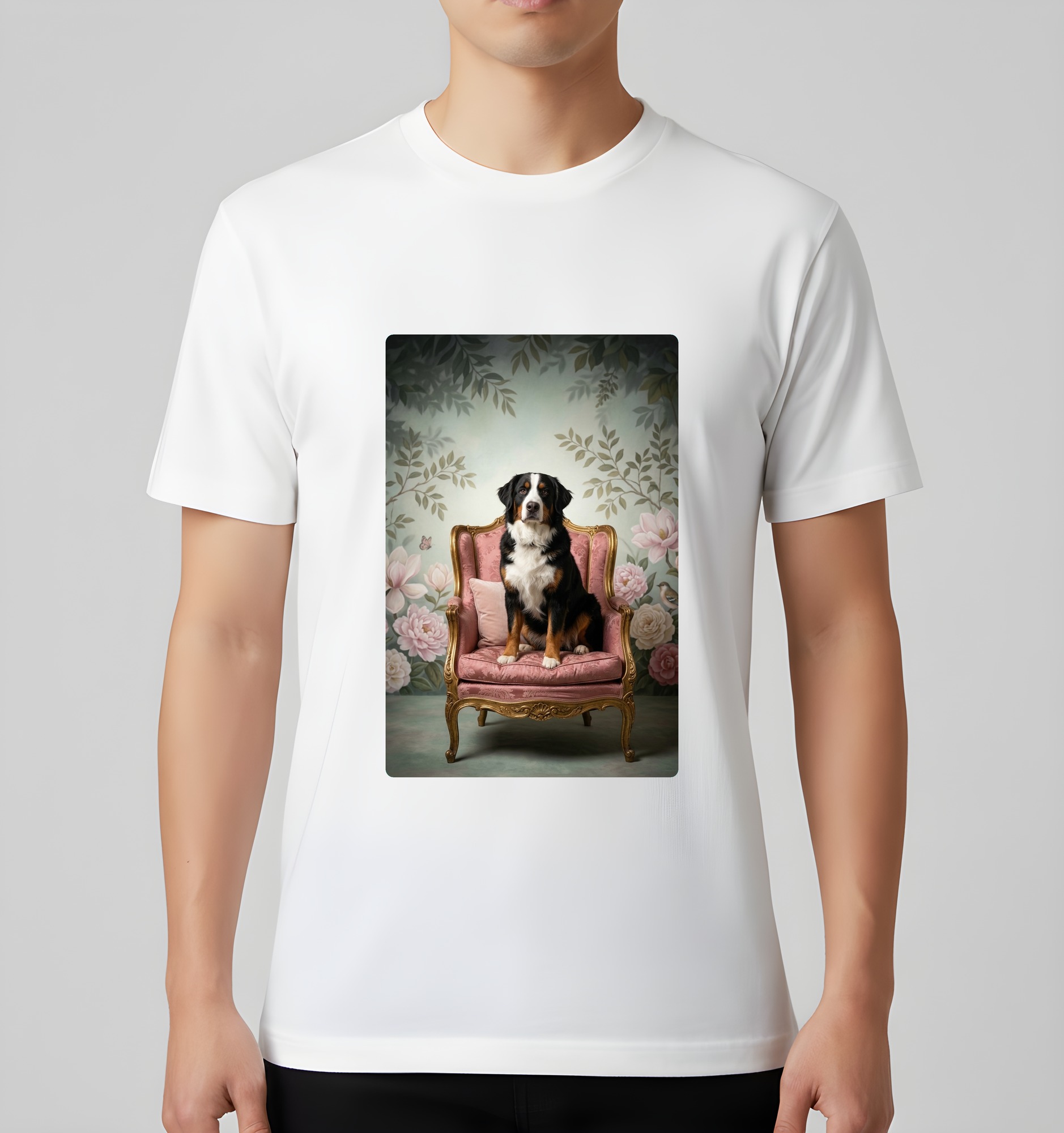 バーニーズマウンテンドッグのTシャツ 3枚目