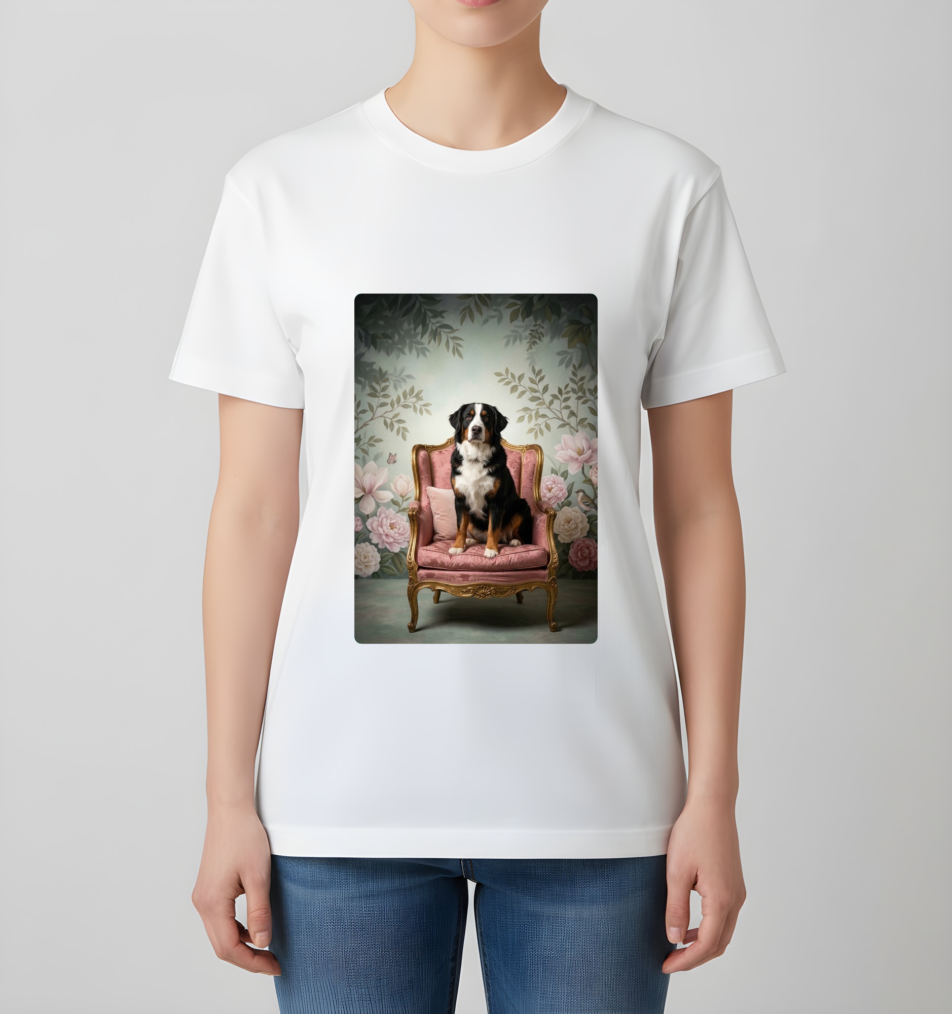 バーニーズマウンテンドッグのTシャツ 4枚目
