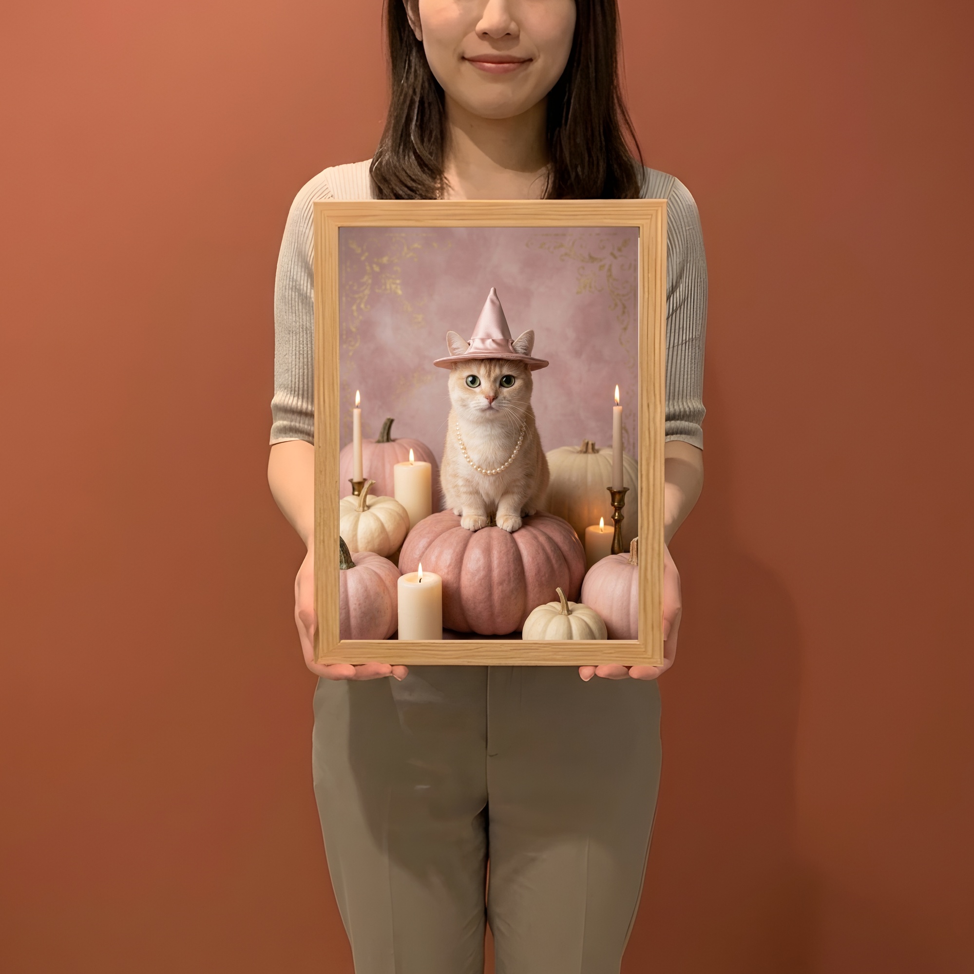 マンチカンの額装プリント 2枚目