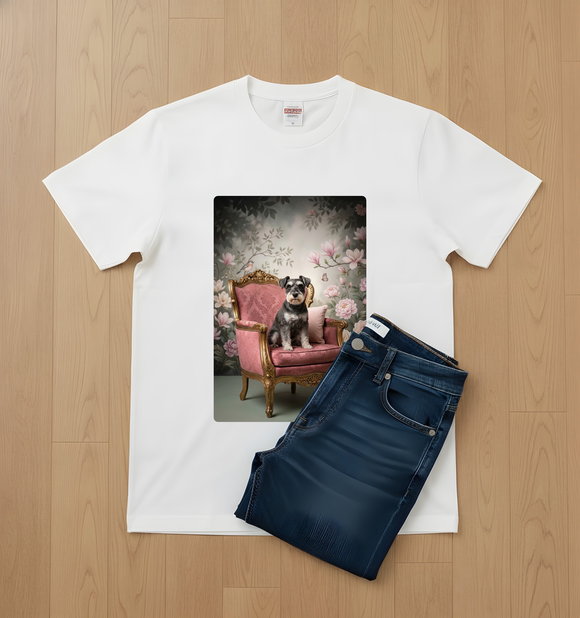 ミニチュアシュナウザーのTシャツ 2枚目