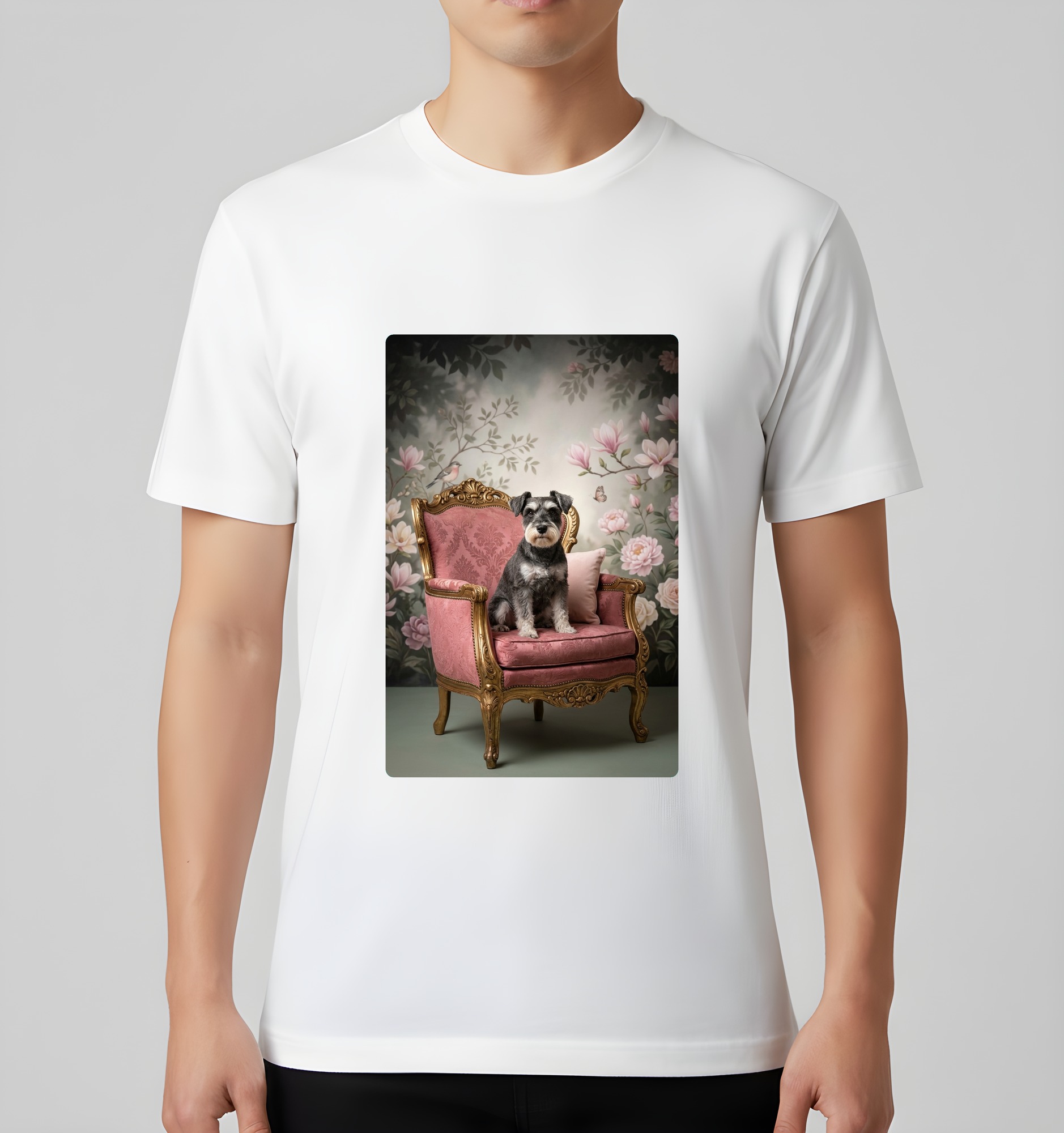 ミニチュアシュナウザーのTシャツ 3枚目