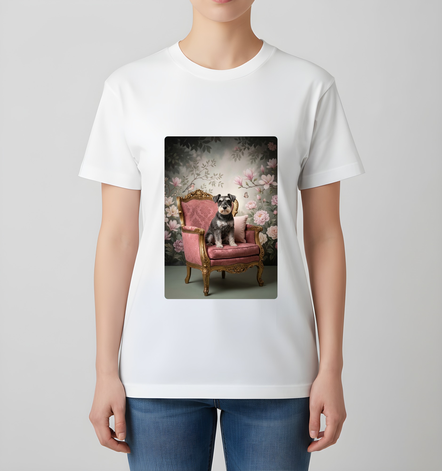 ミニチュアシュナウザーのTシャツ 4枚目