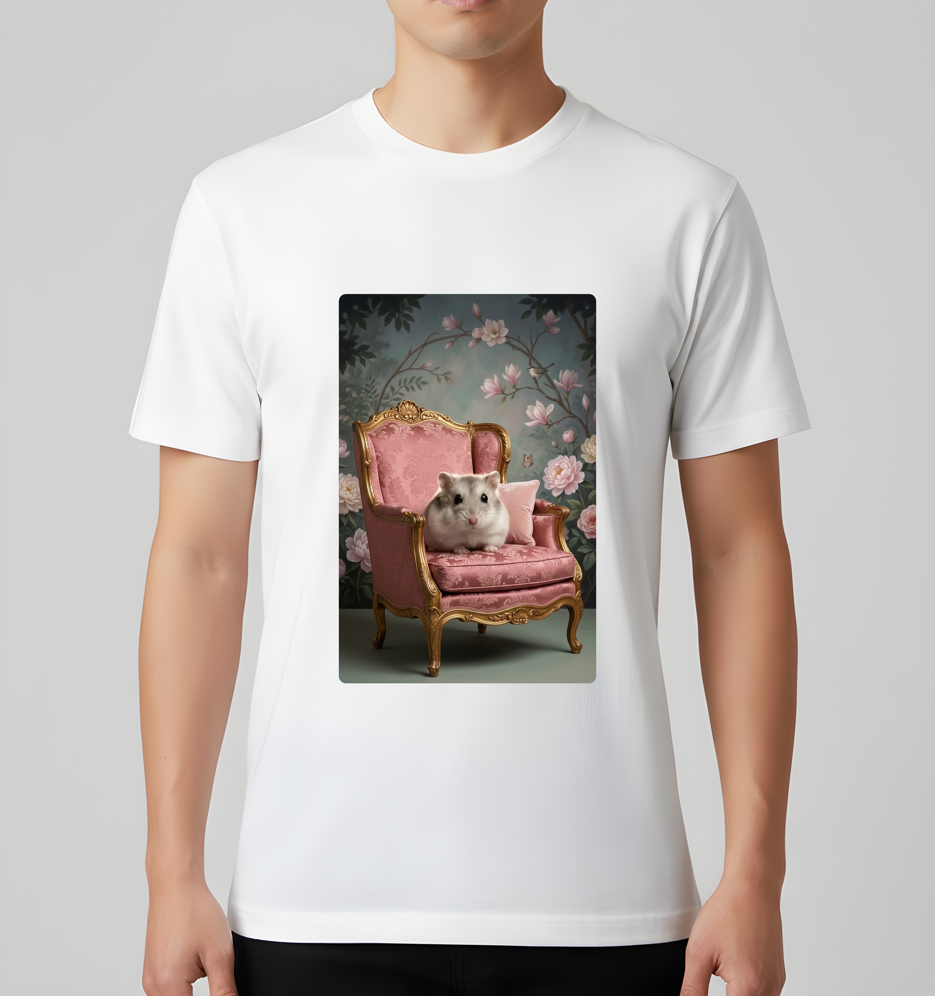 ウィンターホワイトハムスターのTシャツ 3枚目
