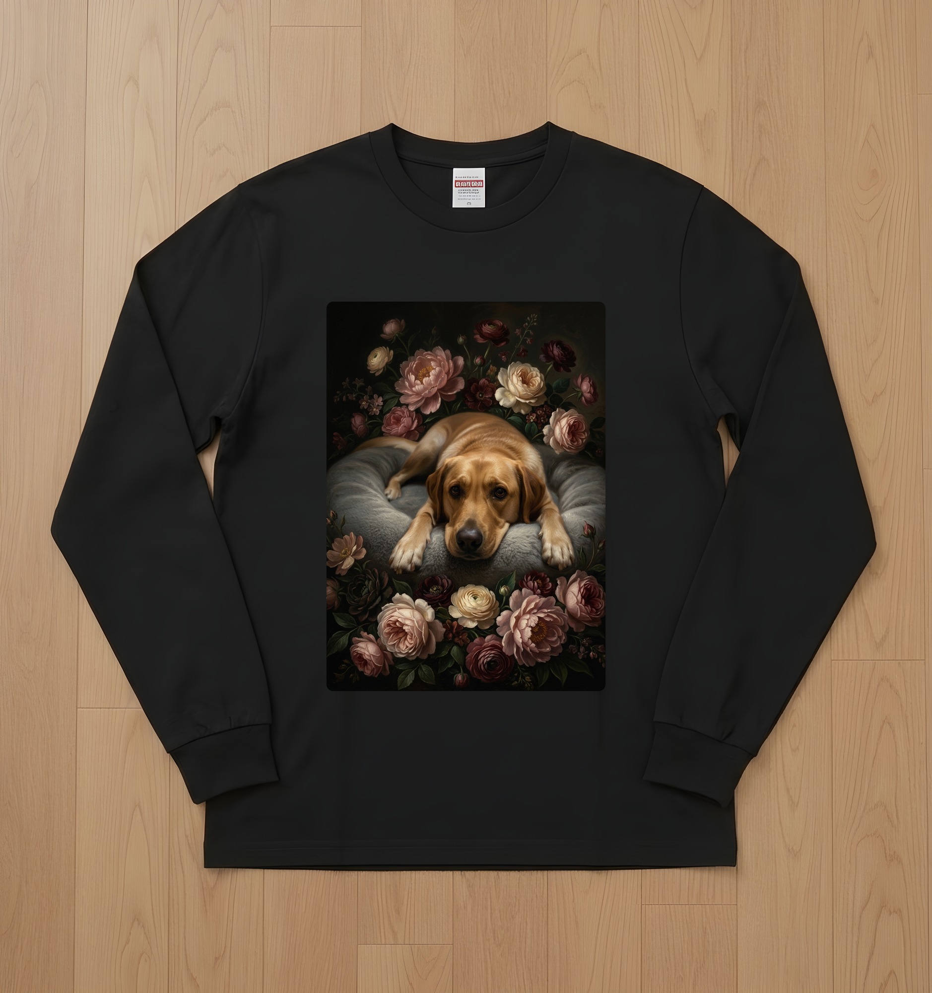 ラブラドールレトリバーの長袖Tシャツ 1枚目