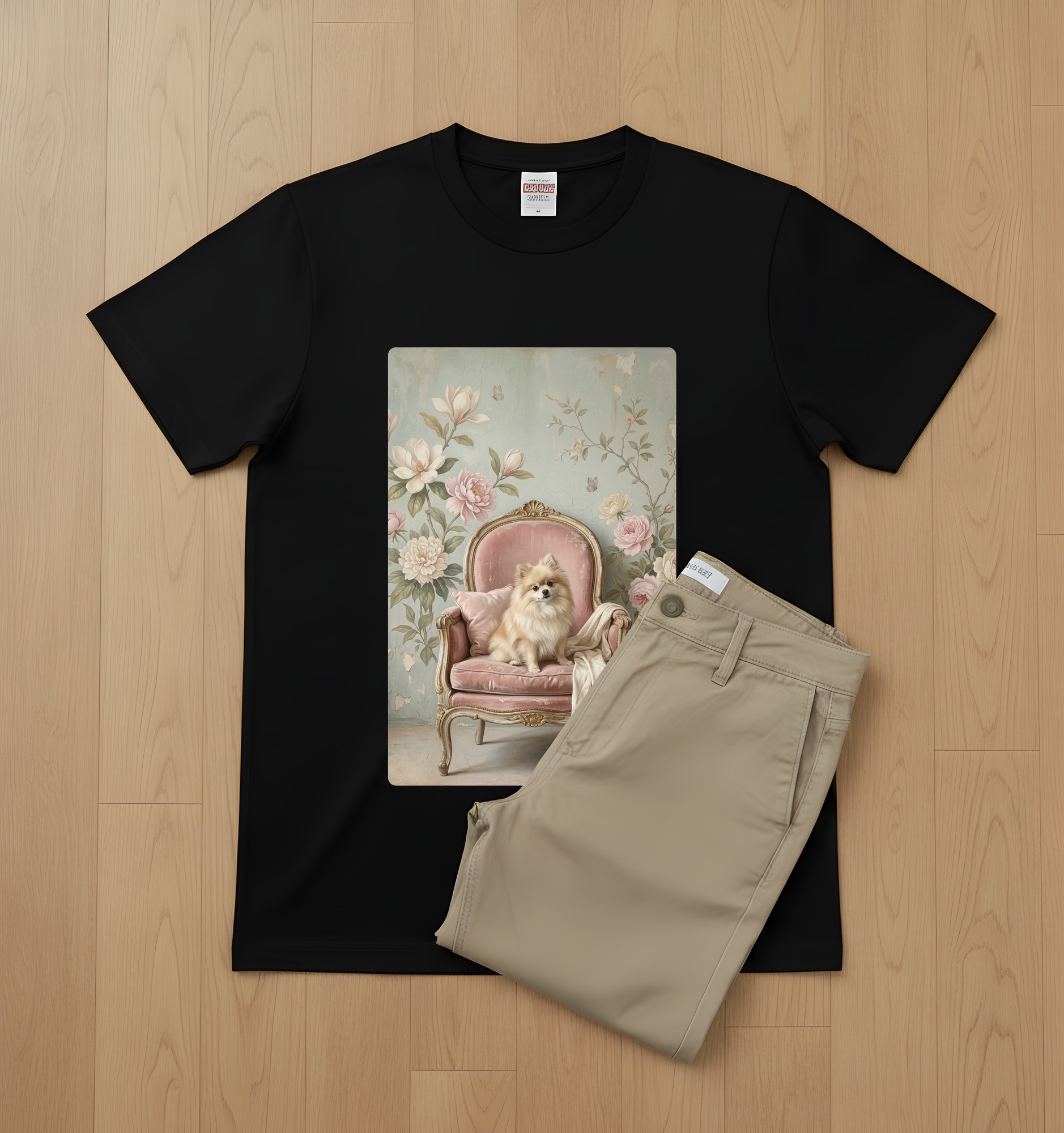 ポメラニアンのTシャツ 2枚目