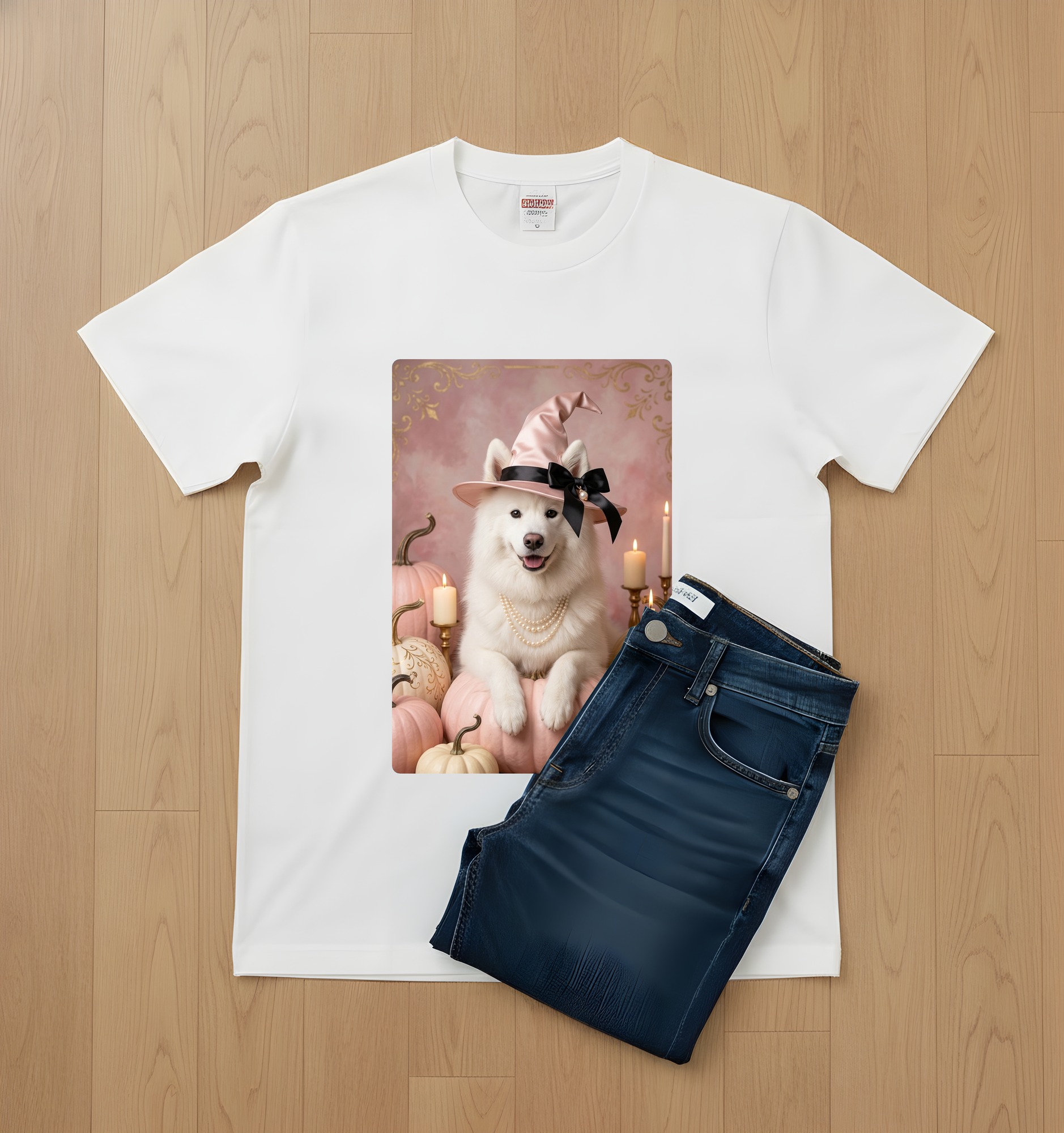 サモエドのTシャツ 2枚目