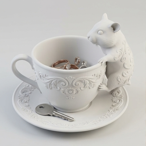 チャイニーズハムスターのアクセサリートレイ 1枚目