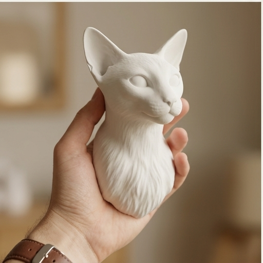 シャム猫のルネサンス肖像画壁掛けレリーフ（4枚目）