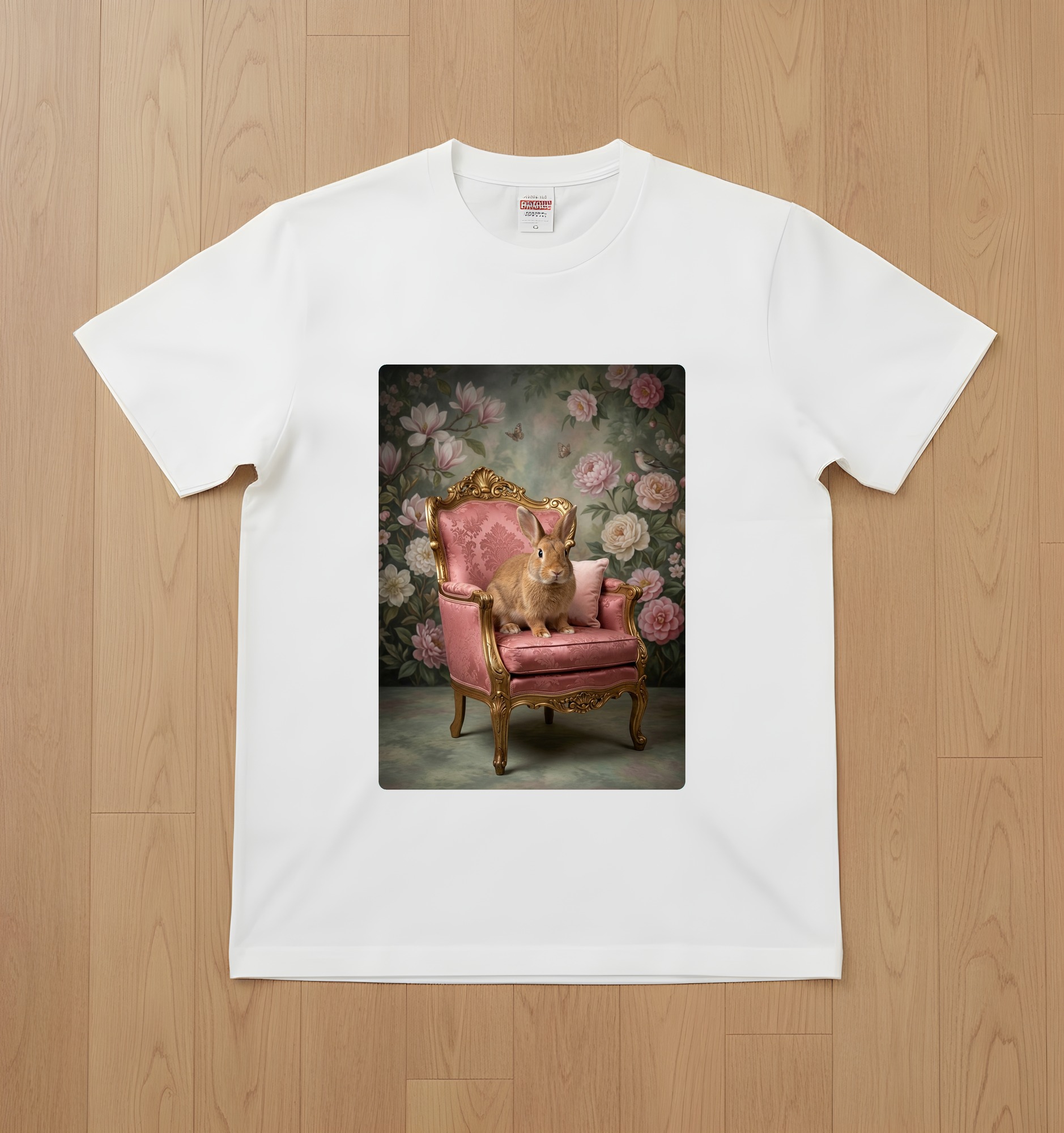 サテンのTシャツ 1枚目