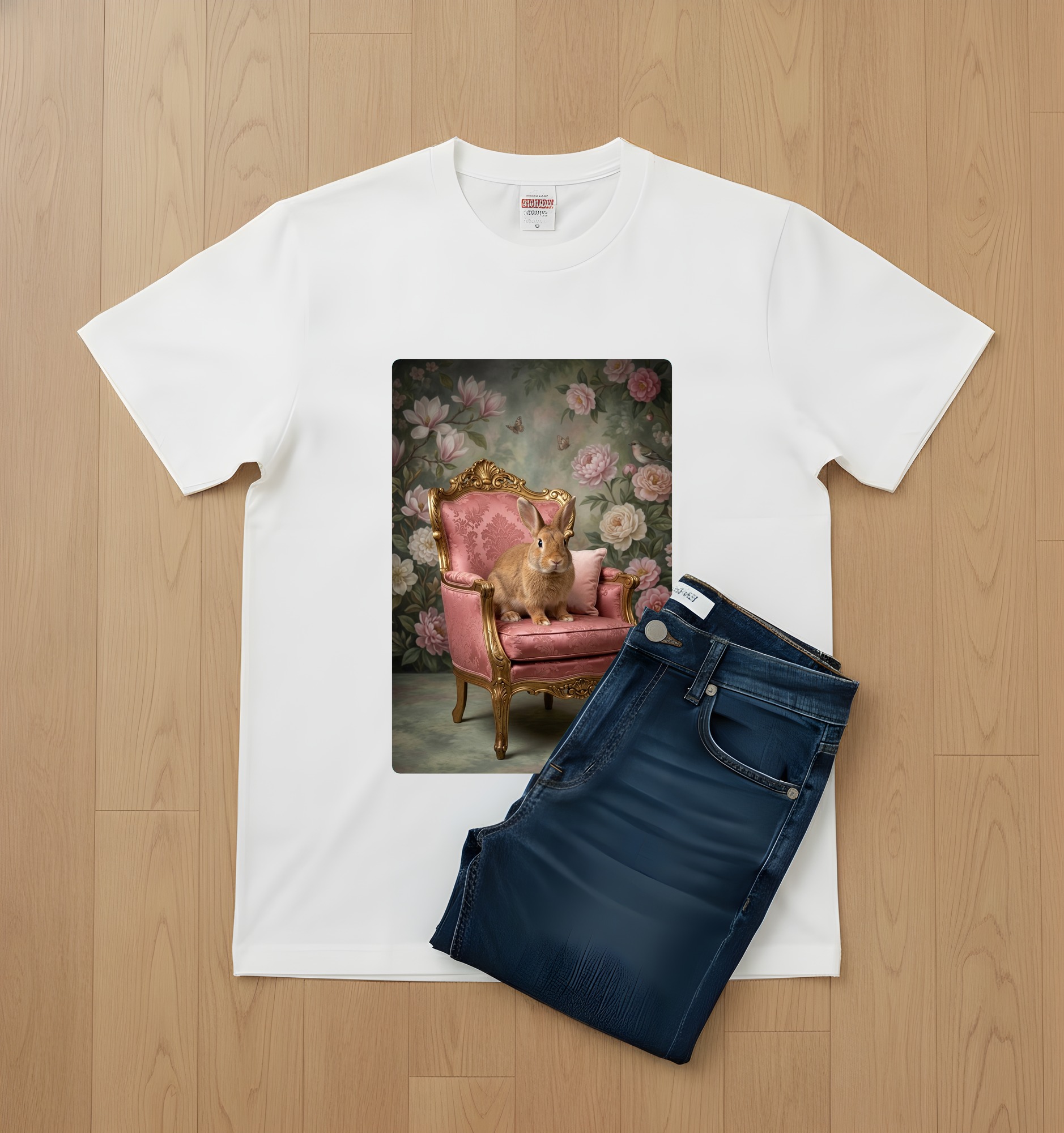 サテンのTシャツ 2枚目