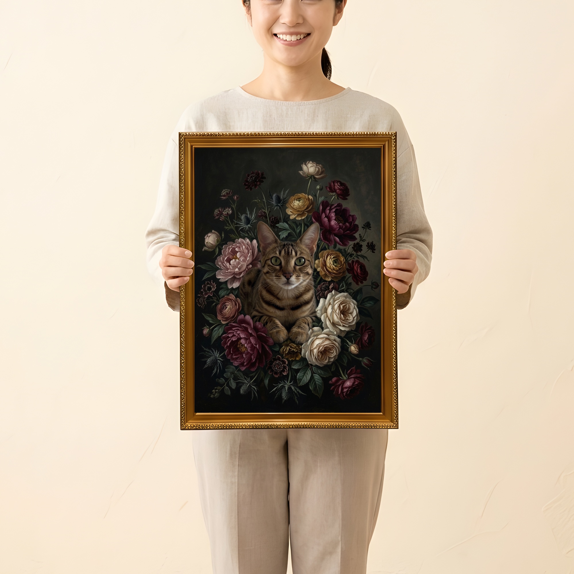 オシキャットの額装プリント 2枚目