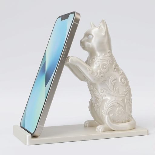 猫のスマホスタンド 1枚目