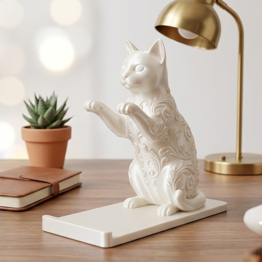 猫のスマホスタンド 2枚目