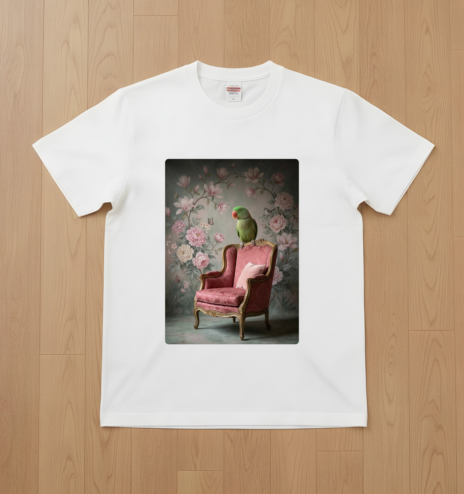 オオハナインコのTシャツ 1枚目