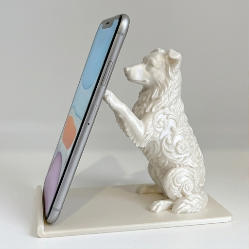ボーダーコリーのスマホスタンド 1枚目